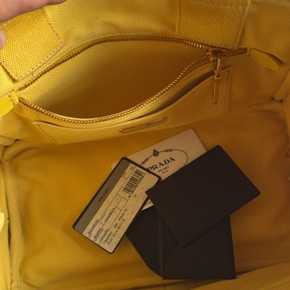 Prada Canapa Girasole 🌻 Small 2 way bag - Picture 10 of 17